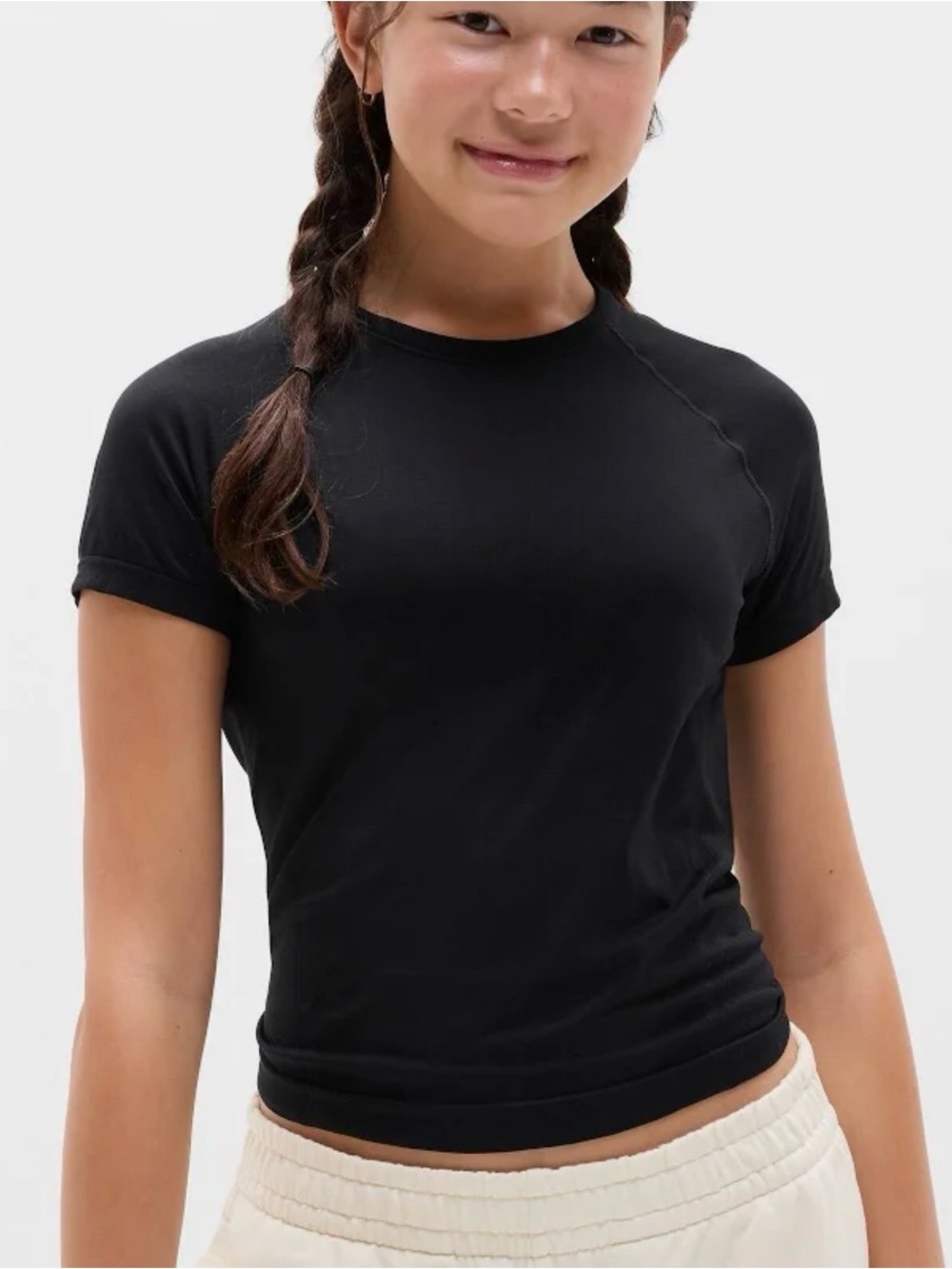 Kids Athleta Black Shirt Athletic